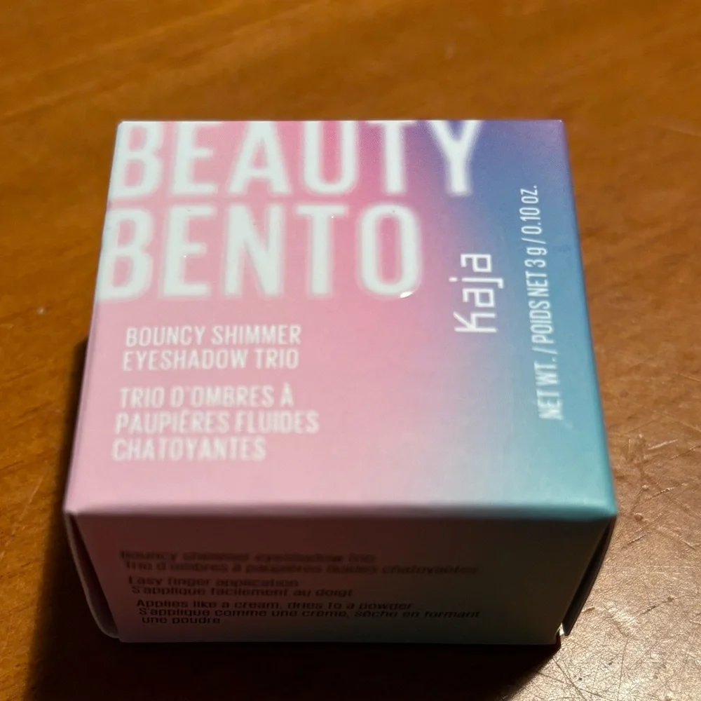 Kaja Beauty Bento Bouncy Shimmer Eyeshadow Trio